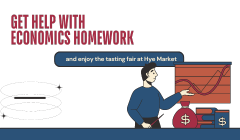 Get help with economics homework and enjoy the tasting fair at Hye Market